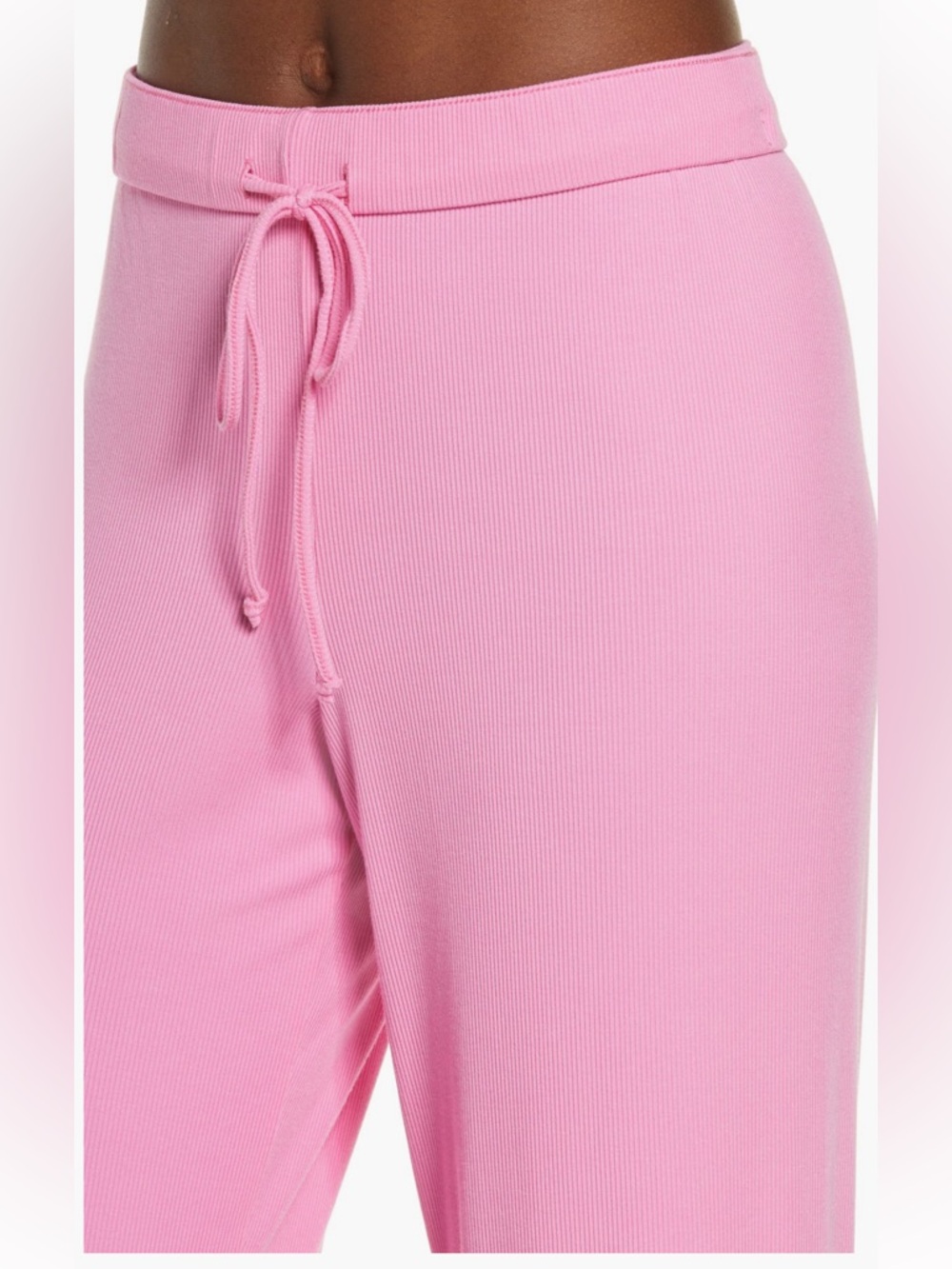 Skims Soft Lounge Rib Sleep Set Bubblegum - Picture 4 of 7